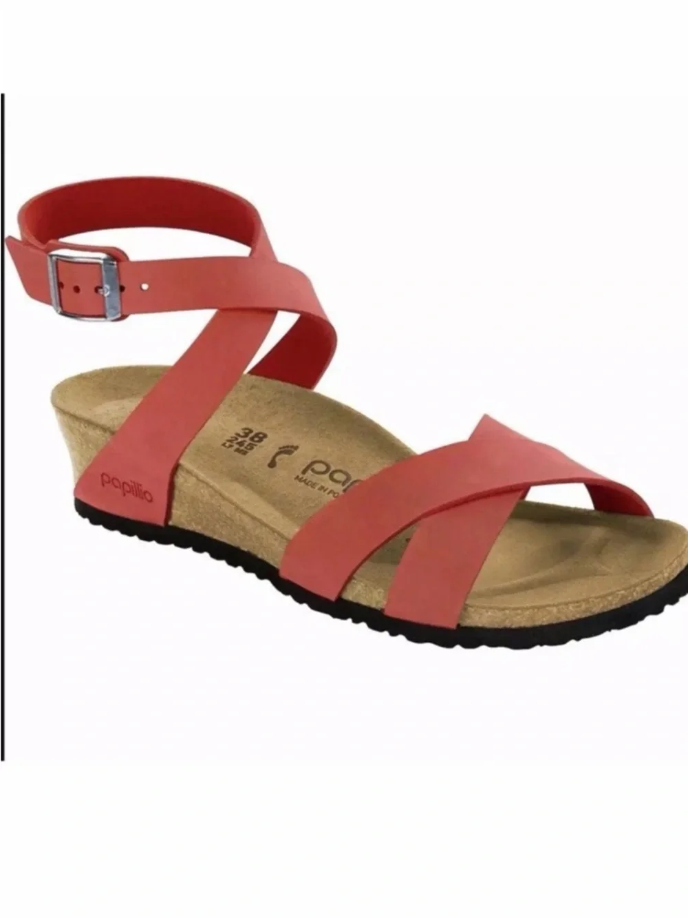 Papillio Coral Crisscross Ankle-Strap Wedge Sandal - Picture 1 of 8